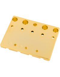 Fender HiMass 4-String Bass Bridge Assembly w/ Brass Saddles Gold