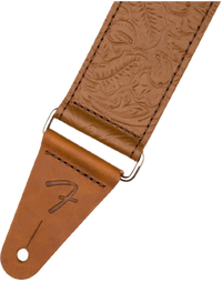 Fender Tooled Leather Guitar Strap 2" Brown