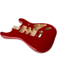 Fender Deluxe Series Stratocaster HSH Alder Body 2-Point Bridge Mount Candy Apple Red