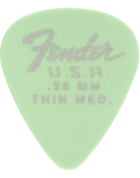 Fender American Dura-Tone 351 Shape Picks .58 Surf Green (Pack of 12)