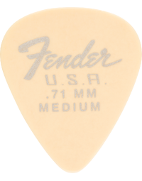 Fender American Dura-Tone 351 Shape Picks .71 Olympic White (Pack of 12)
