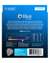 Elixir Electric Nanoweb Super Light 3 Pack 9-42 - 16566