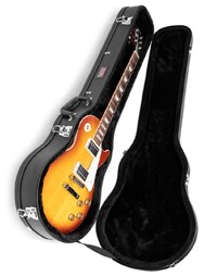 Gator GWE-LPS-BLK Wood Les Paul Style Electric Guitar Hard Case