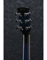 Ibanez PF15ECE TBS Acoustic Guitar - Transparent Blue Sunburst