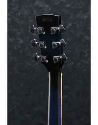 Ibanez PF15ECE TBS Acoustic Guitar - Transparent Blue Sunburst