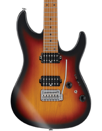 Ibanez Prestige AZ2402 TFF Electric Guitar Tri-Fade Burst Flat