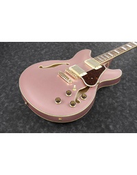 Ibanez AS73G RGF Artcore Guitar - In Rose Gold Metallic Flat