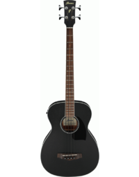 Ibanez PCBE14MH WK Acoustic Electric Bass Guitar - Weathered Black
