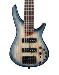Ibanez SR606E CTF 6-String Electric Bass in Cosmic Blue Starburst Flat