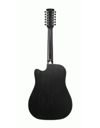 Ibanez AW8412CE WK 12 String Acoustic Electric Guitar - Weathered Black