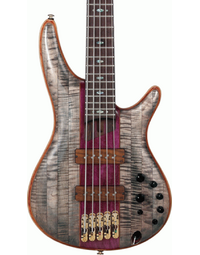 Ibanez SR5CMDX BIL Premium 5 String Electric Bass - Black Ice Low Gloss