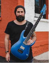 Ibanez Prestige JBM9999 AMM Jake Bowen 'Periphery' Signature 27-Fret Electric Guitar Azure Metallic Matte