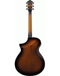 Ibanez AEWC400 AMS AEW Acoustic Guitar Amber Sunburst High Gloss