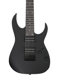 Ibanez Gio GRG7221 BKF 7-String Electric Guitar Black Flat
