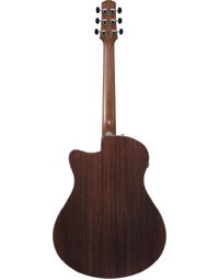 Ibanez AAM380CE NT Advanced Acoustic Solid Top Auditorium Acoustic Guitar w/ Pickup Natural High Gloss