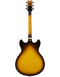 Ibanez JSM10EM John Scofield Signature Thinline Semi-Hollowbody Guitar Two-Tone Burst