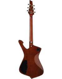 Ibanez IC420MFM CML Iceman Flamed Maple Top Electric Guitar Caramel Burst Low Gloss