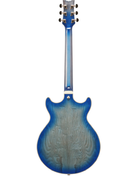 Ibanez AM93QA JBB Artcore Expressionist Thinline Semi-Hollowbody Electric Guitar Jet Blue Burst