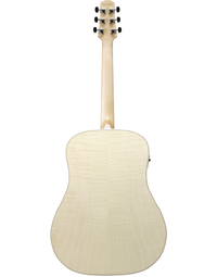 Ibanez AAD77M1E OAW Advanced Acoustic Solid Top Dreadnought Acoustic Guitar w/ Pickup Open Pore Antique White