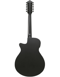 Ibanez AEG1221 BOT 12-String Auditorium Acoustic Guitar w/ Pickup Black Out