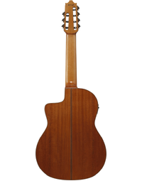 Ibanez GA3007CE NT 7-String Solid Top Classical Nylon String Acoustic Guitar w/ Pickup Natural High Gloss