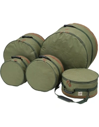 TAMA TDSS52 KMG Powerpad Designer Drum Bag Set Moss Green - 22,10,12,16,14S