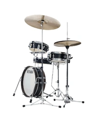 Tama LJK48P HBK Club-JAM Pancake 4-Piece Shell Pack Hairline Black
