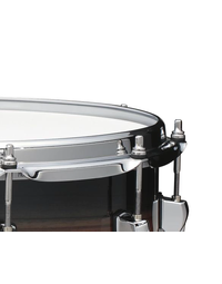 Tama LBM1465Z MZB S.L.P. Limited Edition Bubinga / Maple 14" x 6.5" Snare Drum Midnight Zebrawood Burst