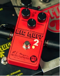 Electro-Harmonix Big Muff Pi 2 Dual OPAMP Analogue Fuzz / Distortion / Sustainer Pedal