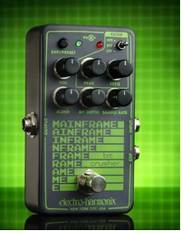 Electro-Harmonix Mainframe Digital Bit Crusher Pedal w/ High / Low / Band-Pass Filter