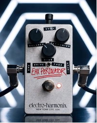 Electro-Harmonix Percolator Harmonic Saturator Analogue Fuzz Pedal