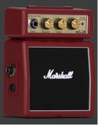 Marshall MS-2R Micro Stack 1W 1x2" Mini Solid State Guitar Combo Amp Red