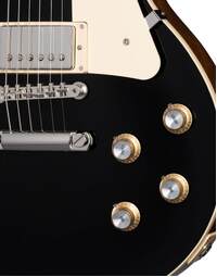 Gibson Les Paul Standard '60s Plain Top Custom Colours Edition Ebony - LPS6P00ENNH1