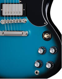 Gibson SG Standard '61 Custom Colours Edition Pelham Blue Burst - SG6100PKNH1