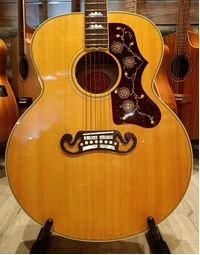 *Scratch & Dent* Gibson SJ-200 Original Solid Sitka Spruce / Flame Maple Jumbo Acoustic w/ Pickup Antique Natural - OCJB20AN