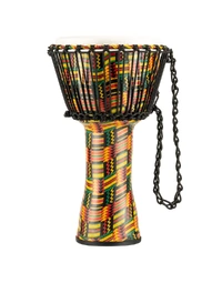 Meinl PADJ5-M-F Rope Tuned Travel Series Djembe 10" Synthetic Head Simbra