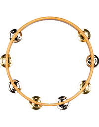 Meinl TA1M-SNT 1 Row, Dual Alloy Jingles, Super Natural Tambourine