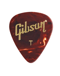 Gibson Tortoise Guitar Picks 12 Pack Thin - APRT12-74T