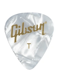 Gibson Pearloid Guitar Picks 12 Pack Thin - APRW12-74T