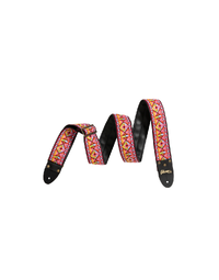 Gibson Matching Set of Guitar Strap, Dog Collar & Pick Tag Pink Medium 18-27Kg - ASVS-GDOGXX