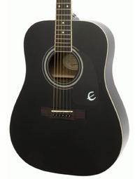 Epiphone Songmaker DR-100 Acoustic Guitar Ebony - EA10EBCH1
