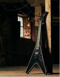 Epiphone Dave Mustaine Signature Flying V Custom Black Metallic - EIGVCDMSBMBH3