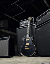 Epiphone Inspired By Custom Shop Les Paul Custom Ebony - ECLPCEBGH1