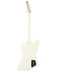 Epiphone Inspired By Custom Shop 1963 Firebird V W/ Maestro Vibrola Reissue Left-Handed Polaris White - ECFVR3PWNM1L