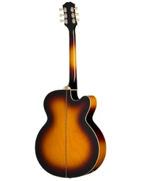 Epiphone J-200 Studio EC Solid Top Left-Handed Jumbo Acoustic Guitar w/ Pickup Vintage Sunburst - EASJ2CVSNH1L
