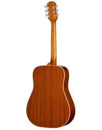 Epiphone Hummingbird Studio Solid Top Dreadnought Acoustic Guitar w/ Pickup Antique Natural - EASHBANNH1