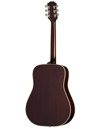 Epiphone Hummingbird Studio Solid Top Left-Handed Dreadnought Acoustic Guitar w/ Pickup Antique Natural - EASHBANNH1L