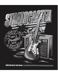 Fender Stratocaster 70th Anniversary T-Shirt Black XXL