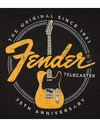 Fender Telecaster 75th Tele Tee Vintage Black M