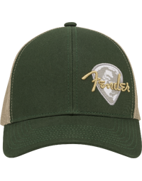 Fender Globe Pick Patch Hat Green/Khaki One Size
